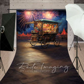 Aperturee - Aperturee Sparkle Sky Vending Cart Independence Day Sweep Backdrop